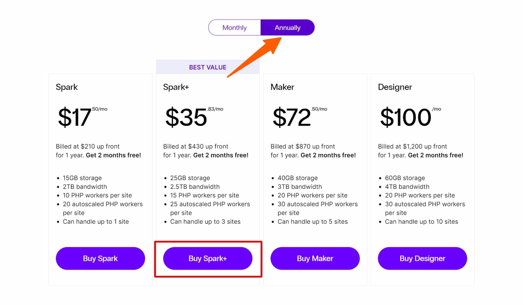 choose nexcess plans